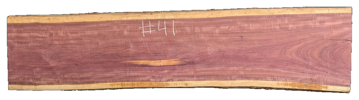 Purpleheart 5/4 Live Edge #041