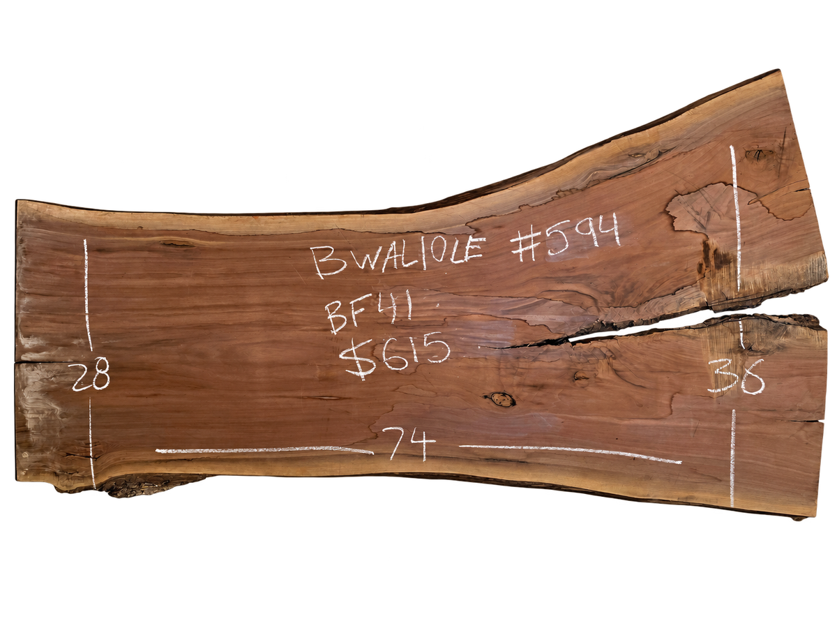 Black Walnut 10/4 Live Edge #594