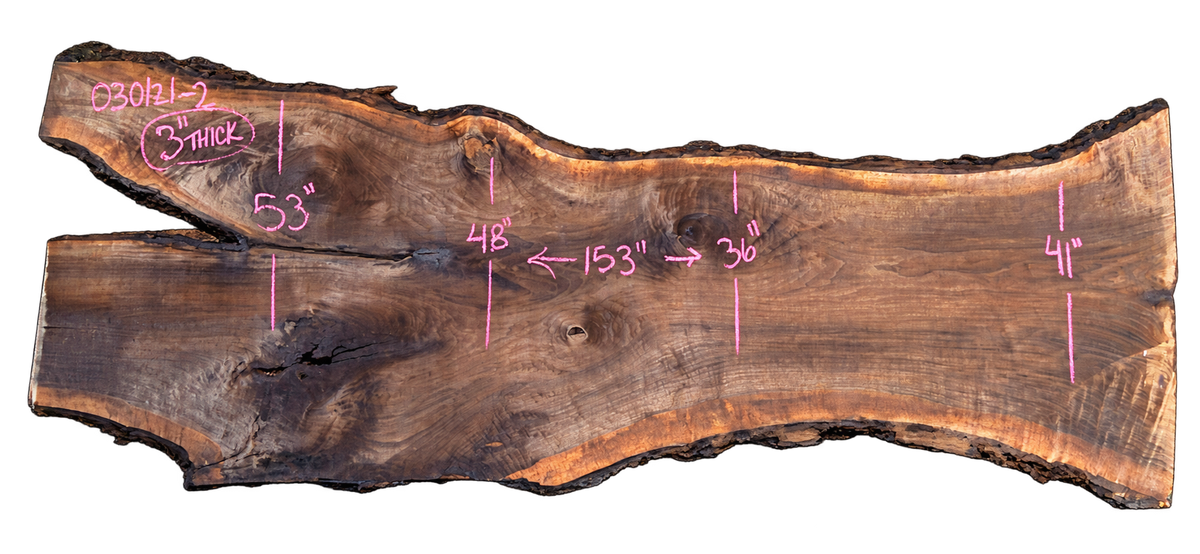 Black Walnut Live Edge #030121-02