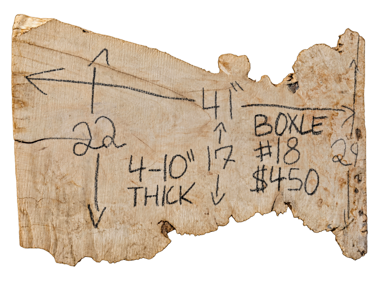 Maple, Box Elder Live Edge #018
