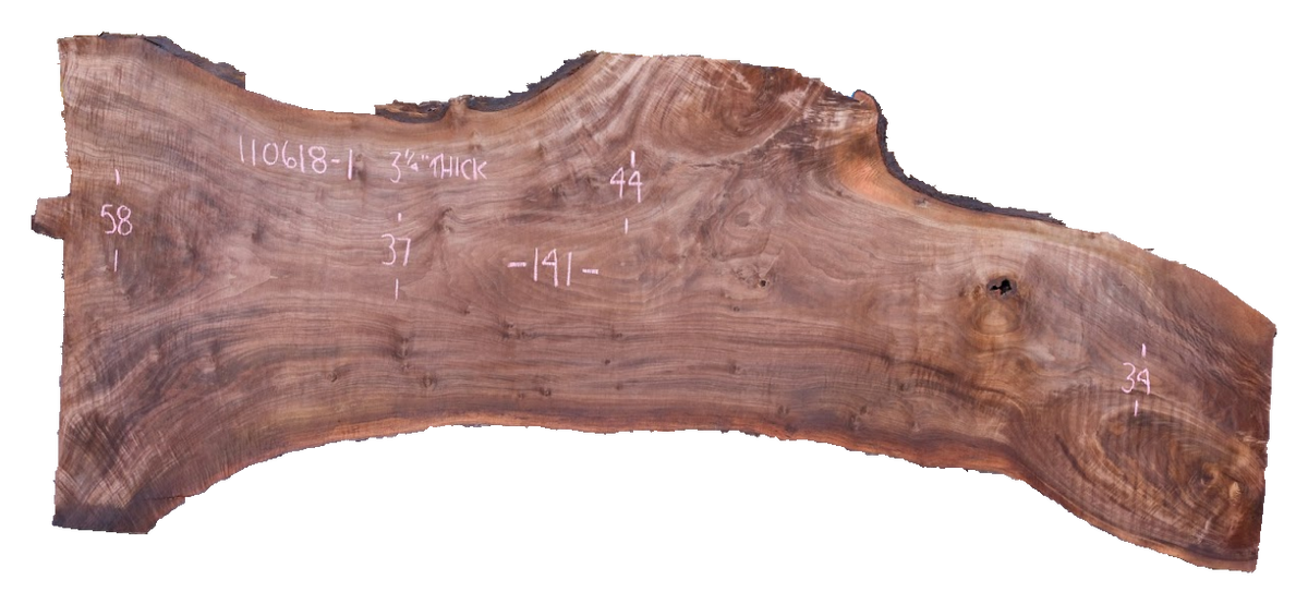Black Walnut Live Edge #110618-1