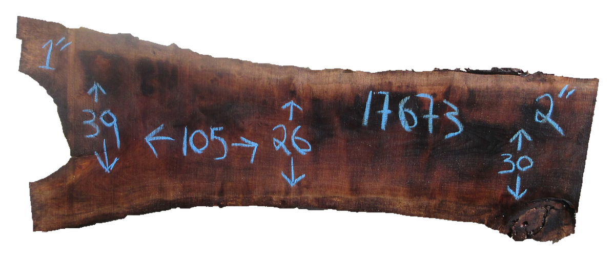 Claro Walnut Slab #17673