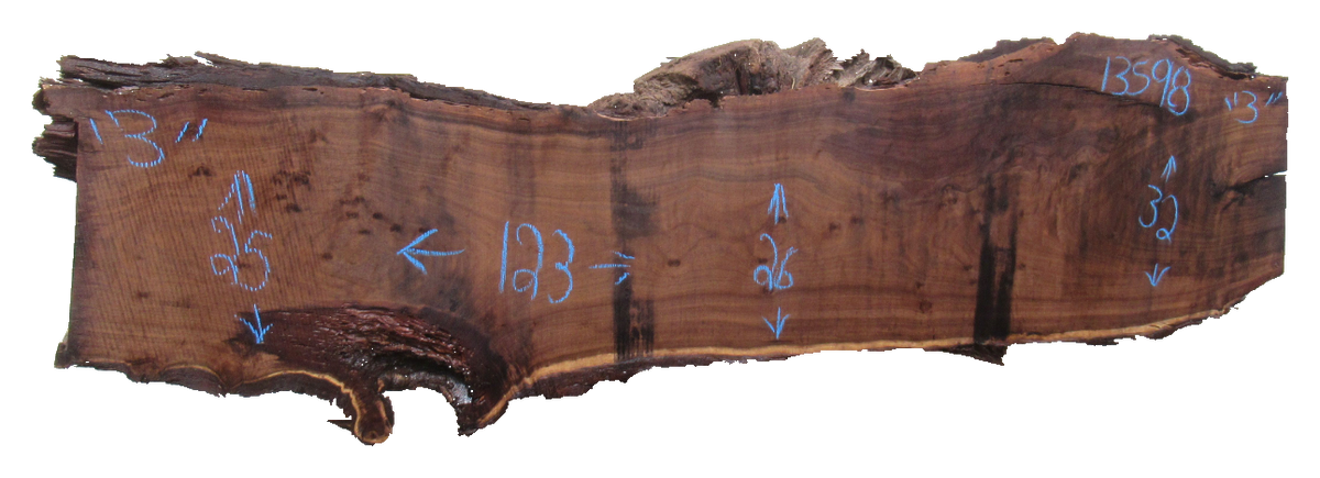 Claro Walnut Live Edge #13598
