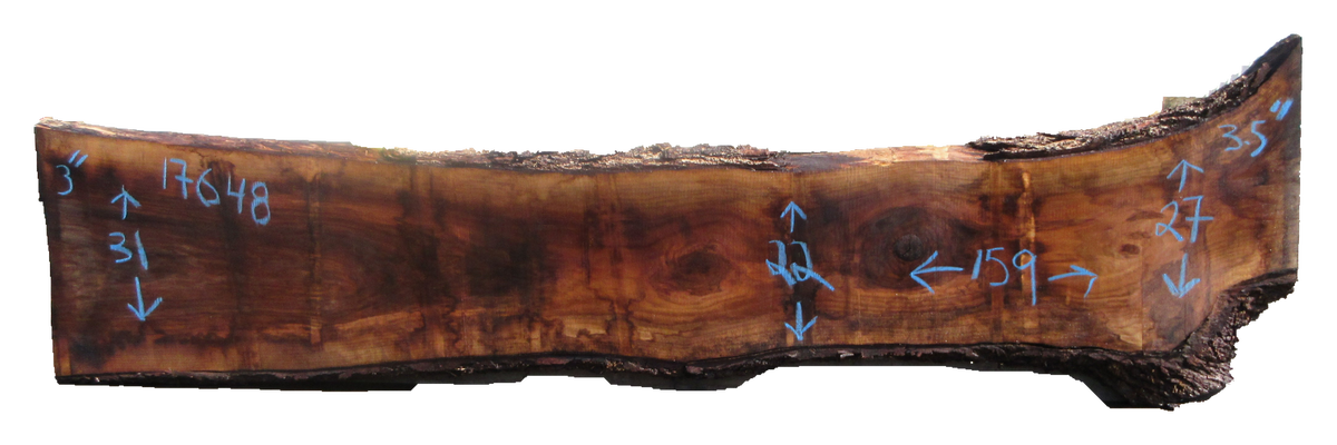 Claro Walnut Live Edge #17648