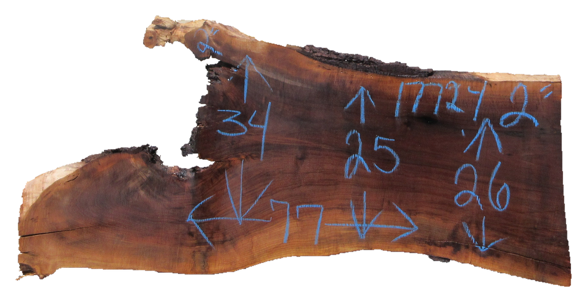 Claro Walnut Slab #17724