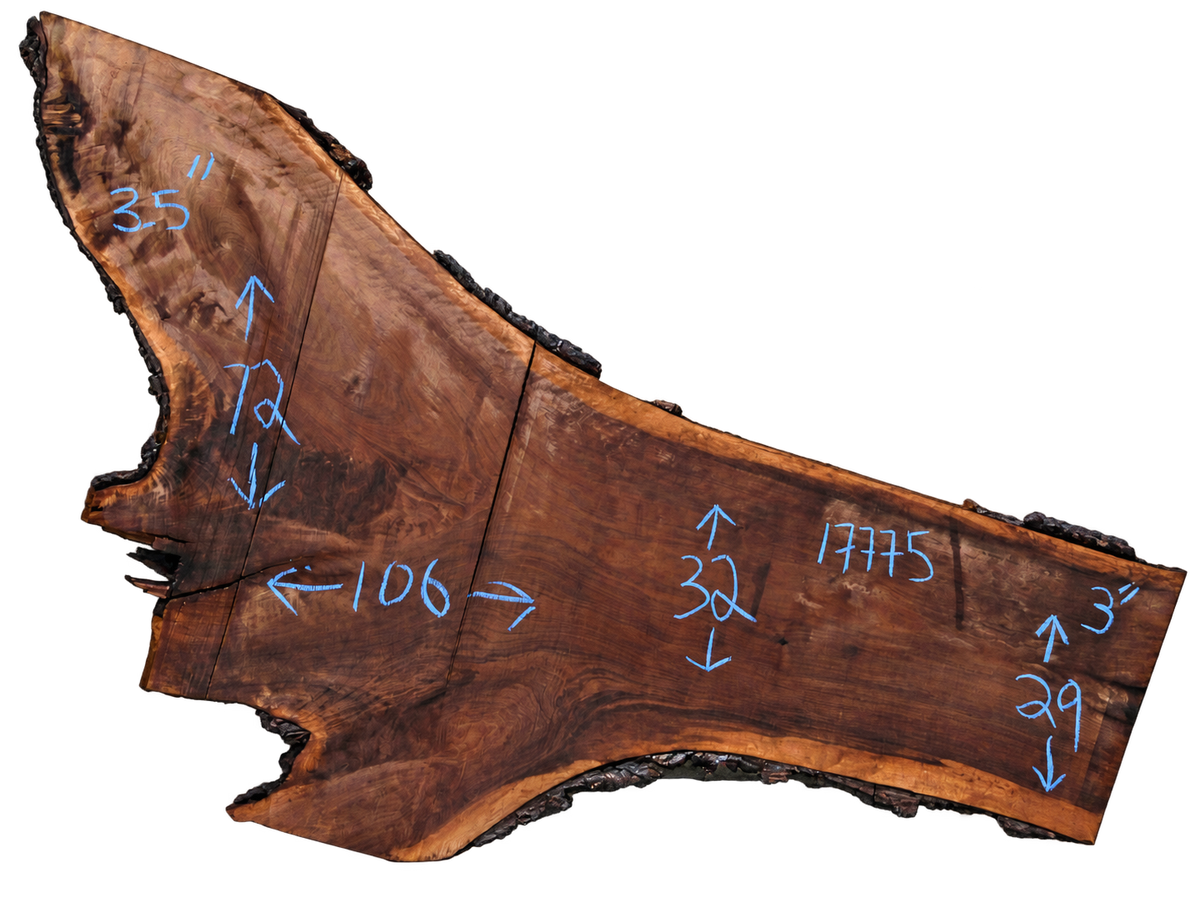 Claro Walnut Slab #17775
