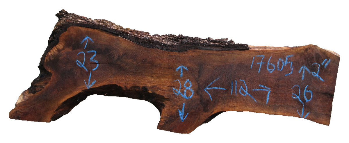 Claro Walnut Slab #17605