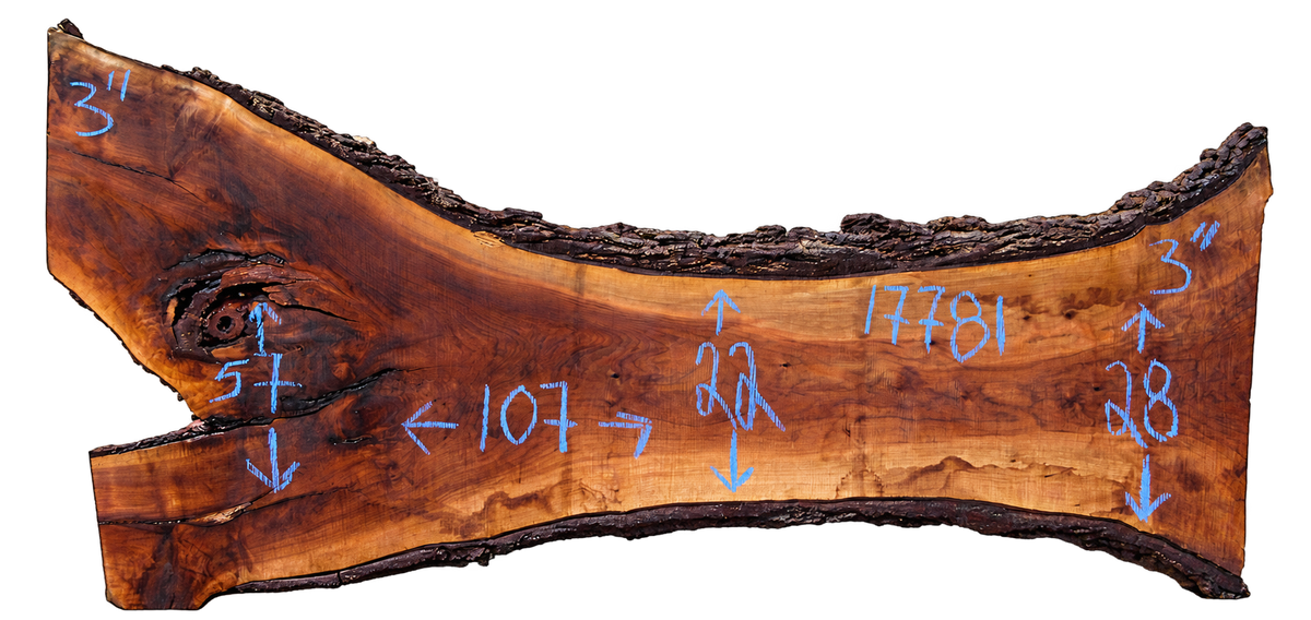 Claro Walnut Slab #17781
