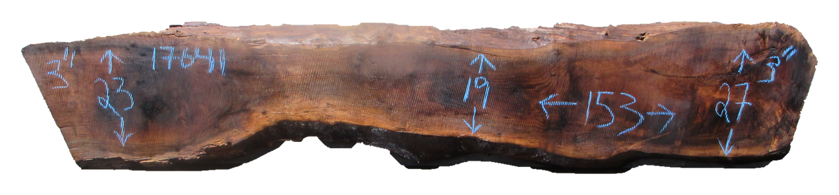 Claro Walnut Live Edge #17641