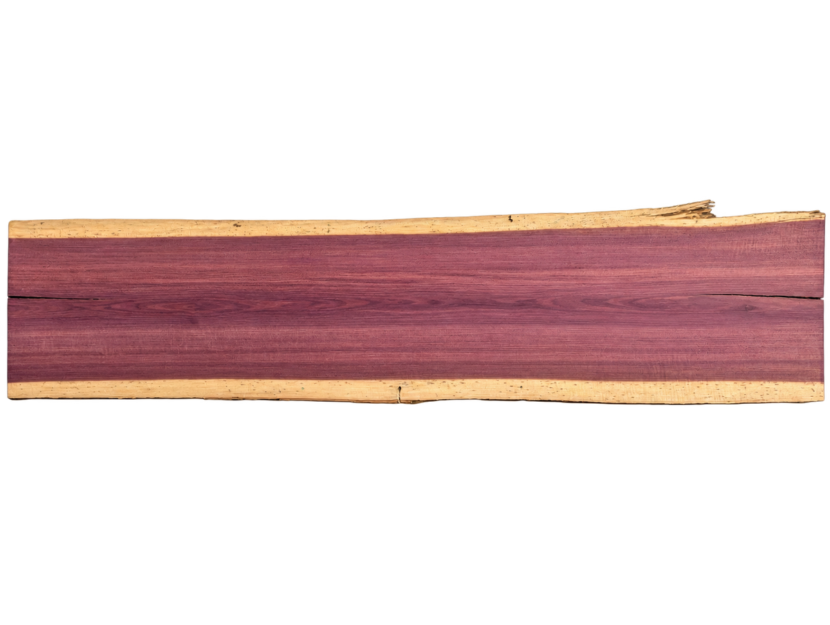 Purpleheart 5/4 Live Edge #035