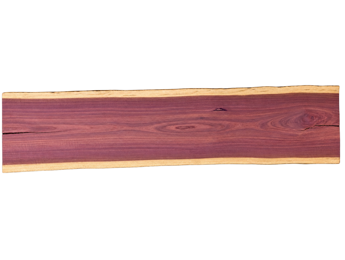 Purpleheart 5/4 Live Edge #036