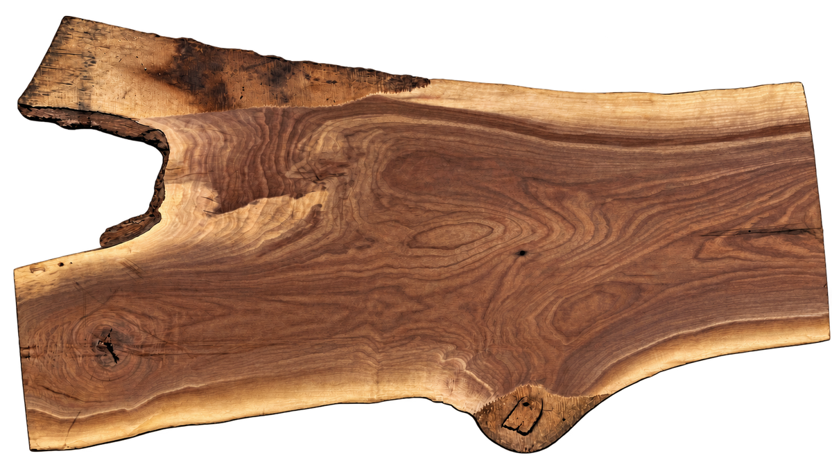 Black Walnut 10/4 Live Edge #546