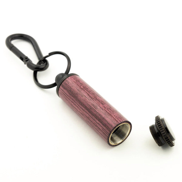 Pill Holder Key Ring with Carabiner