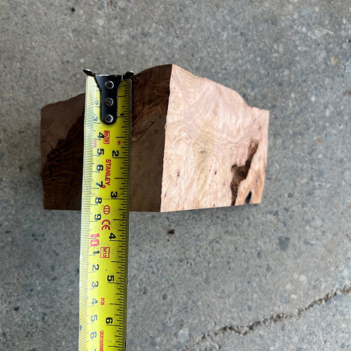 Madrone Burl 4”x4”x3”