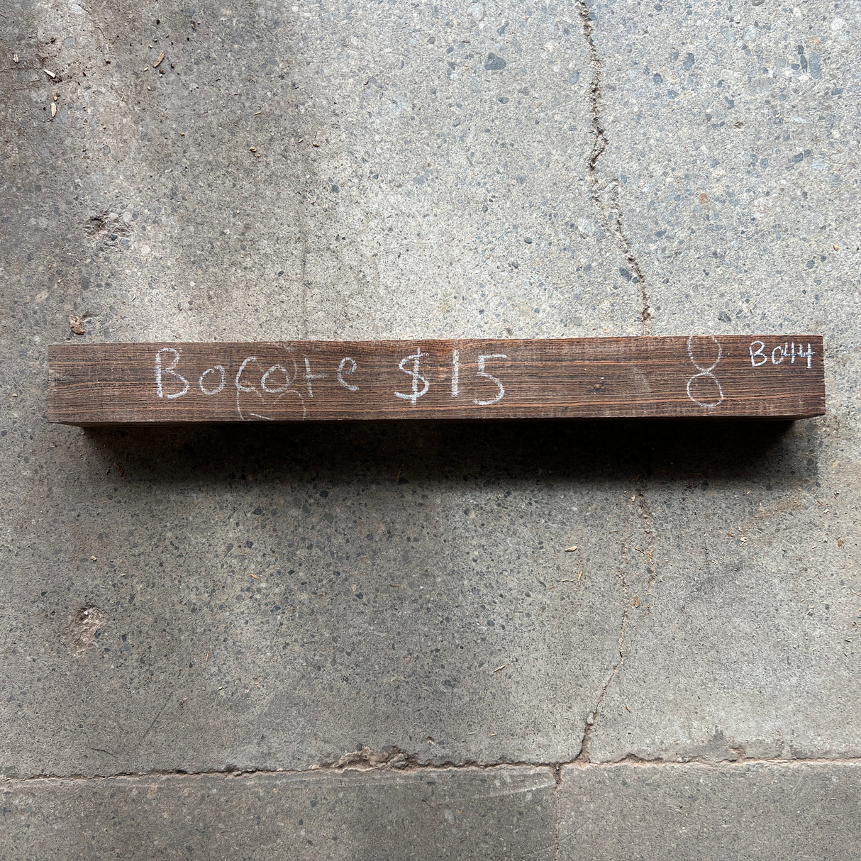 Bocote 18”x1.75”x1.75”