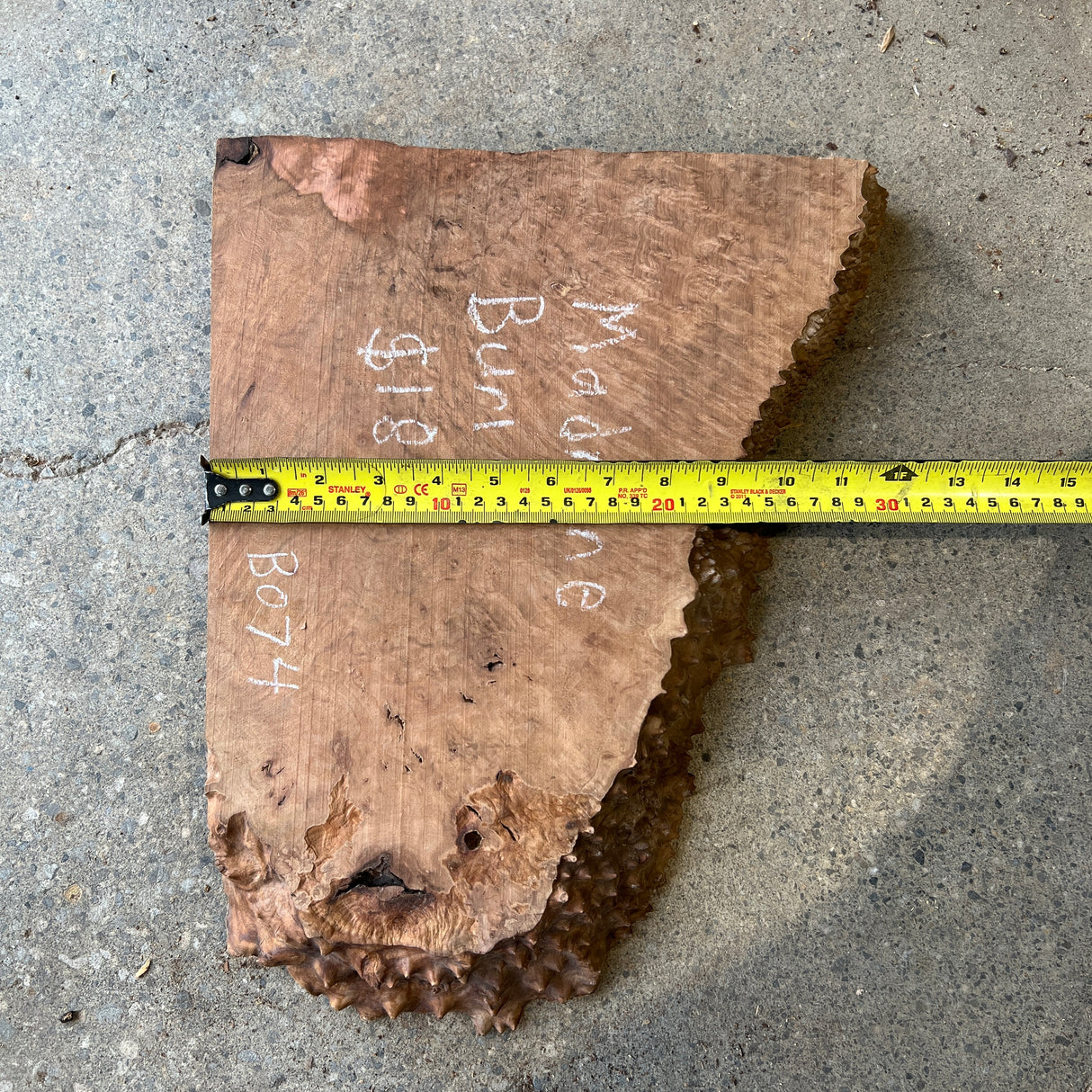 Madrone Burl 13”x8.5”x1.75”