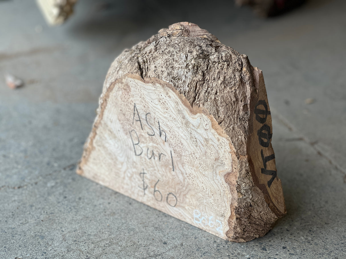 Ash Burl 9”x7”x2”