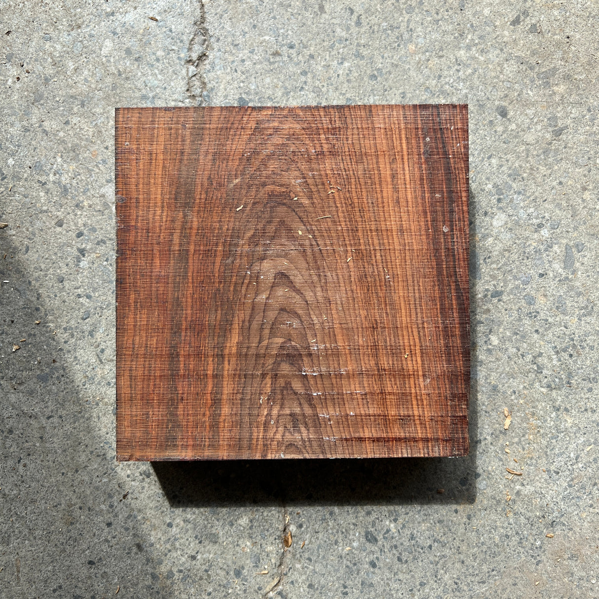 Cocobolo 7”x7”x2”