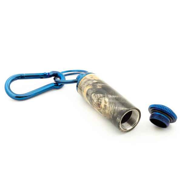 Pill Holder Key Ring with Carabiner