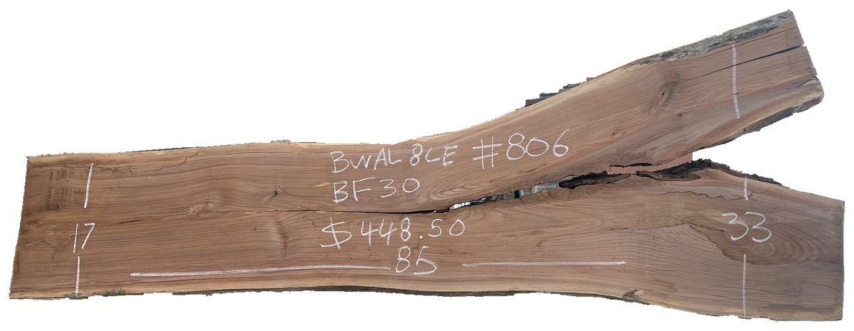 Black Walnut 8/4 Live Edge #806