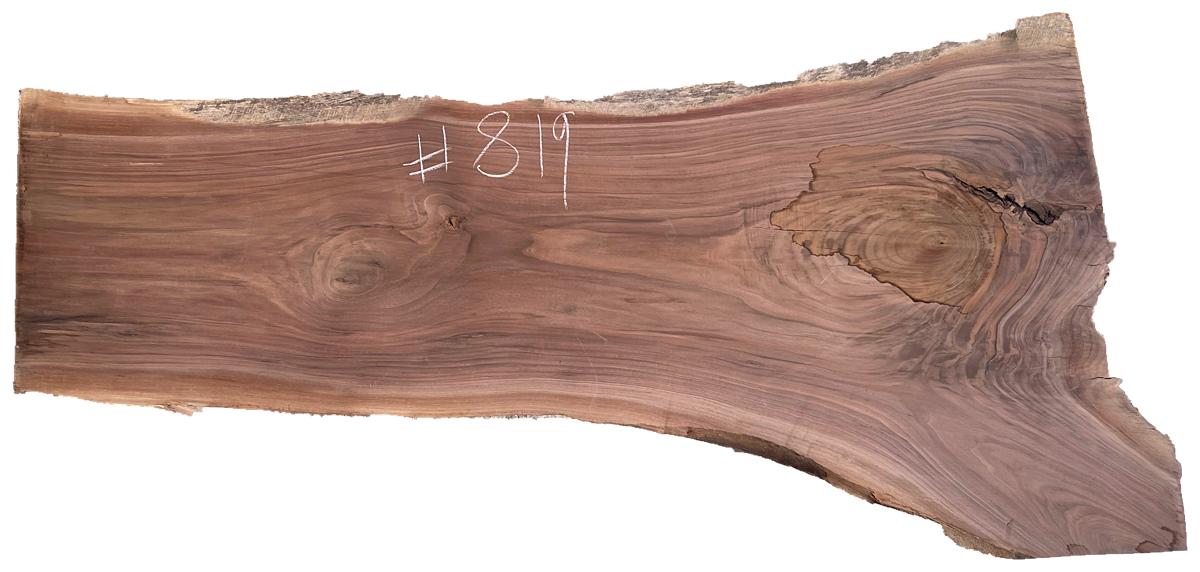 Black Walnut 8/4 Live Edge #819