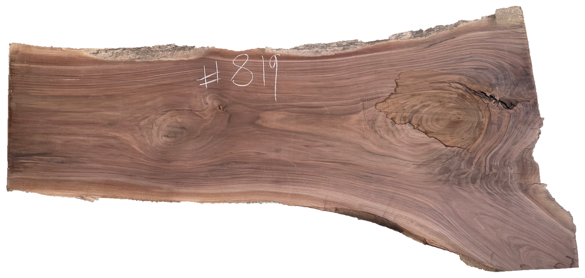 Black Walnut 8/4 Live Edge #819