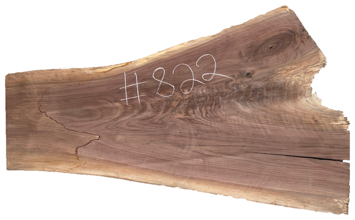 Black Walnut 8/4 Live Edge #822