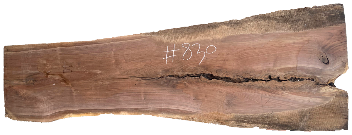 Black Walnut 8/4 Live Edge #830
