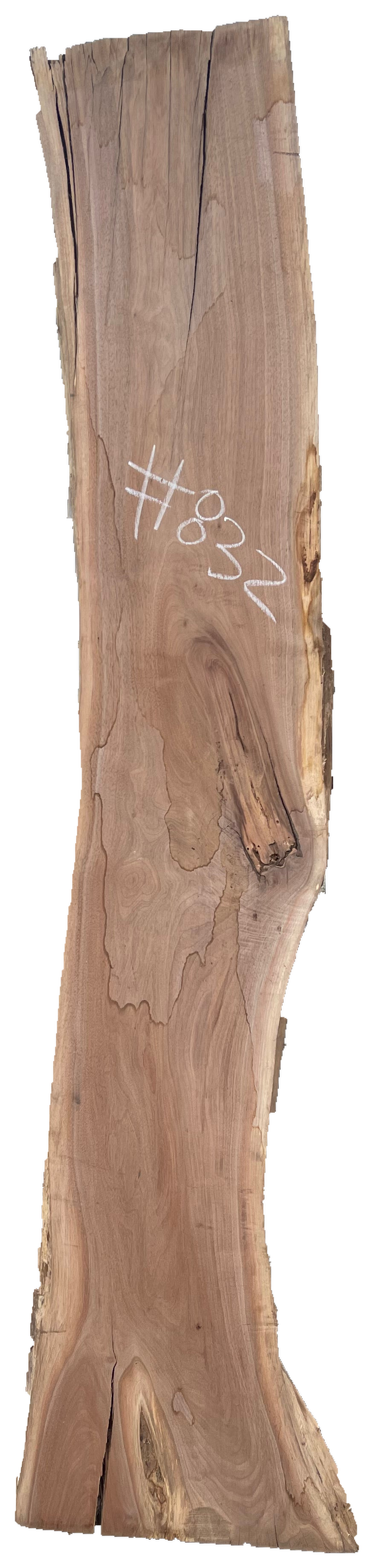 Black Walnut 8/4 Live Edge #832