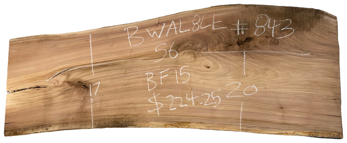 Black Walnut 8/4 Live Edge #843