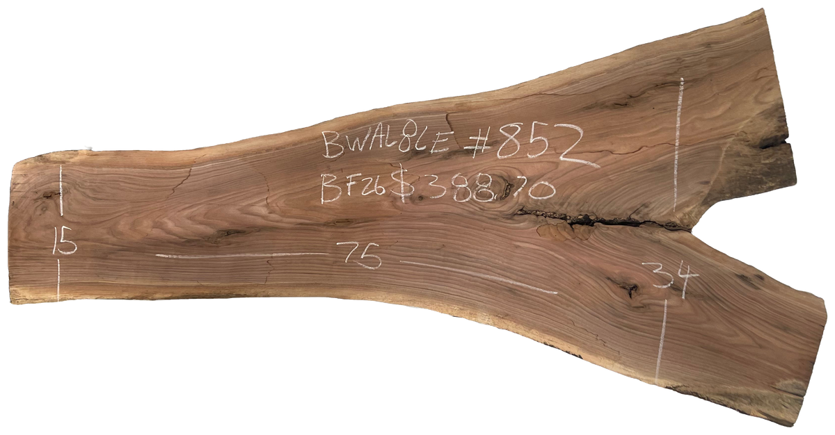 Black Walnut 8/4 Live Edge #852