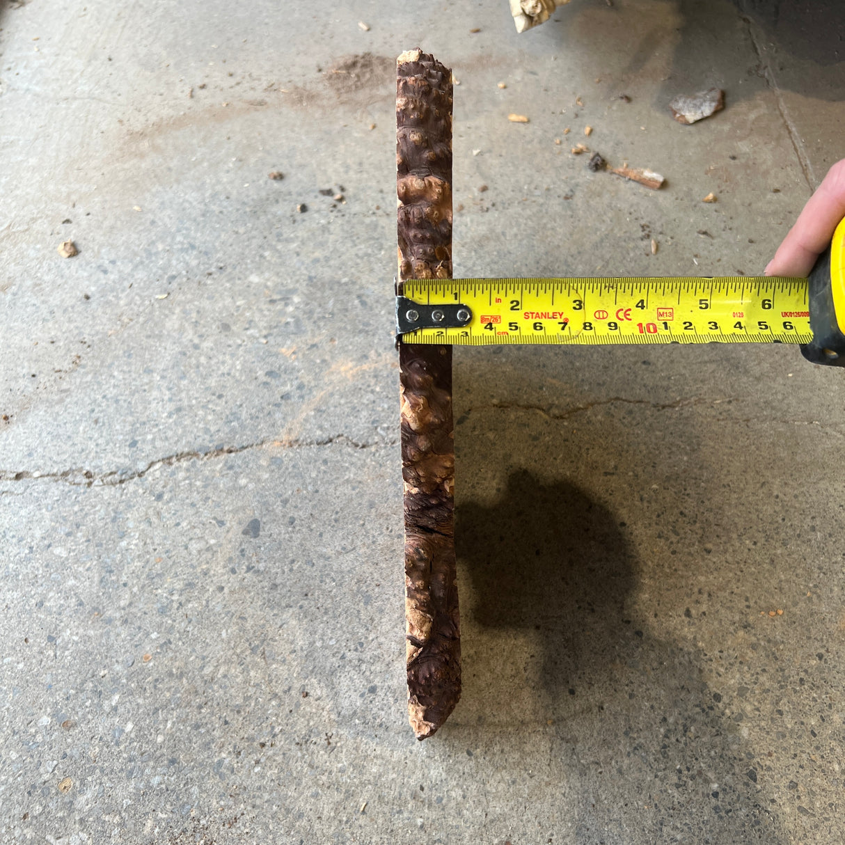 Jarrah Burl 12”x11”x0.75”