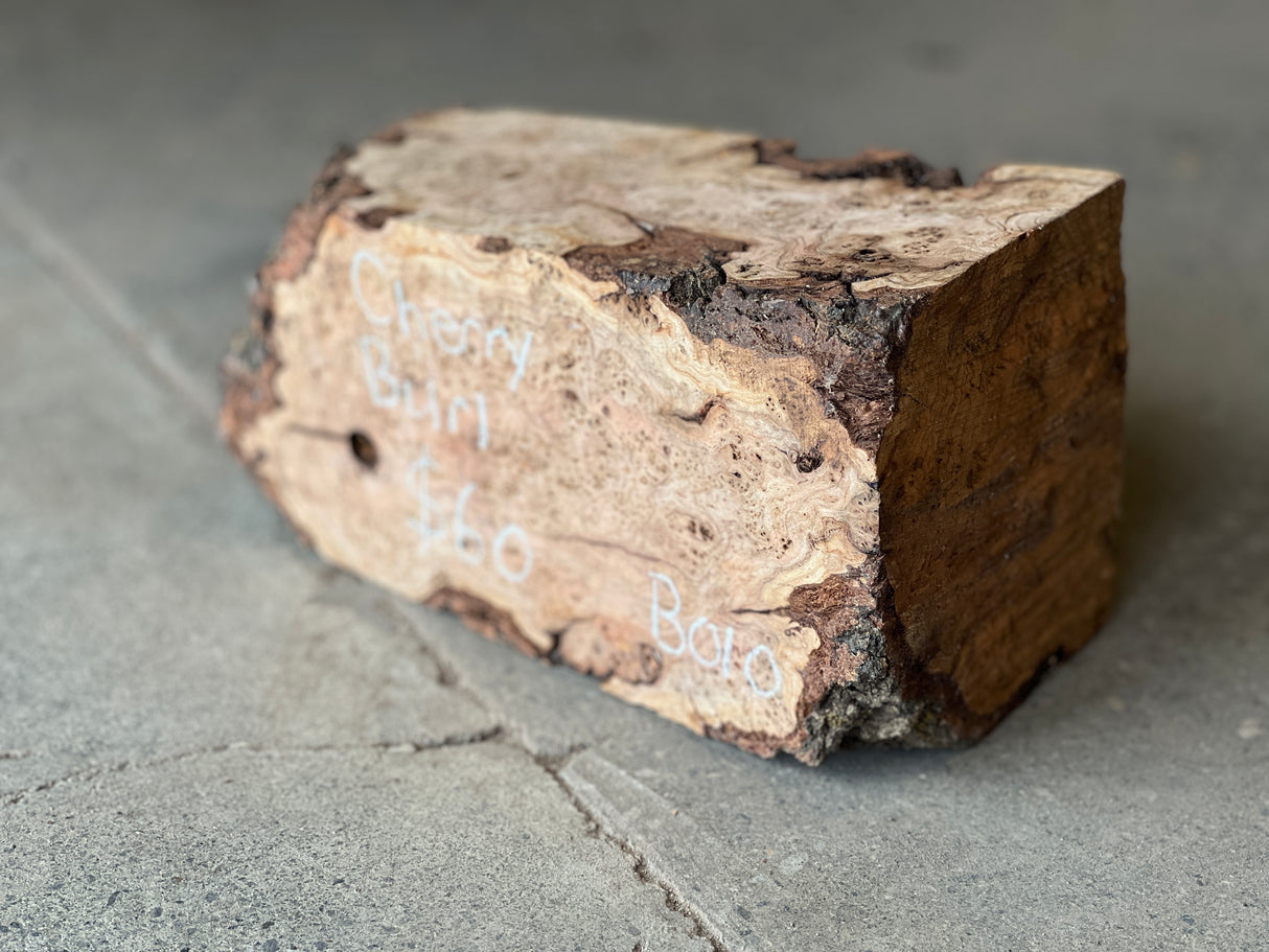 Cherry Burl 9”x4.5”x4”