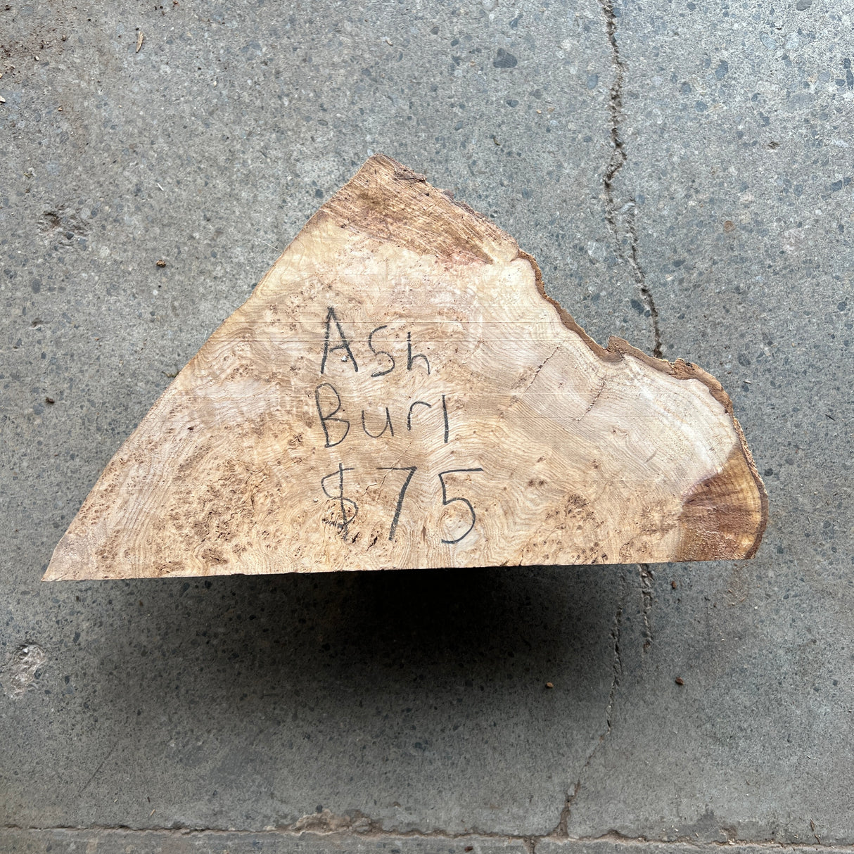 Ash Burl 12”x7”x3.5”