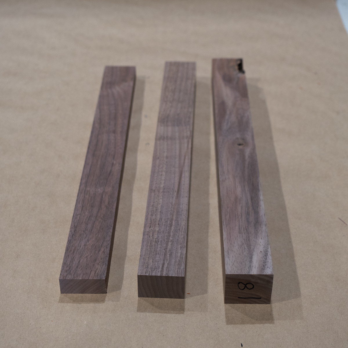 Walnut, Black - Cutting Board Blanks