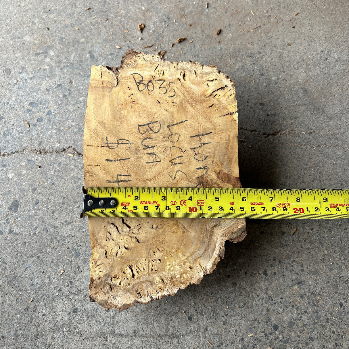 Honey Locust Burl 9”x5”x1.75”