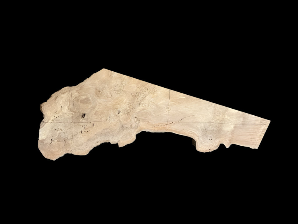 Sycamore Burl 12/4 Live Edge #013