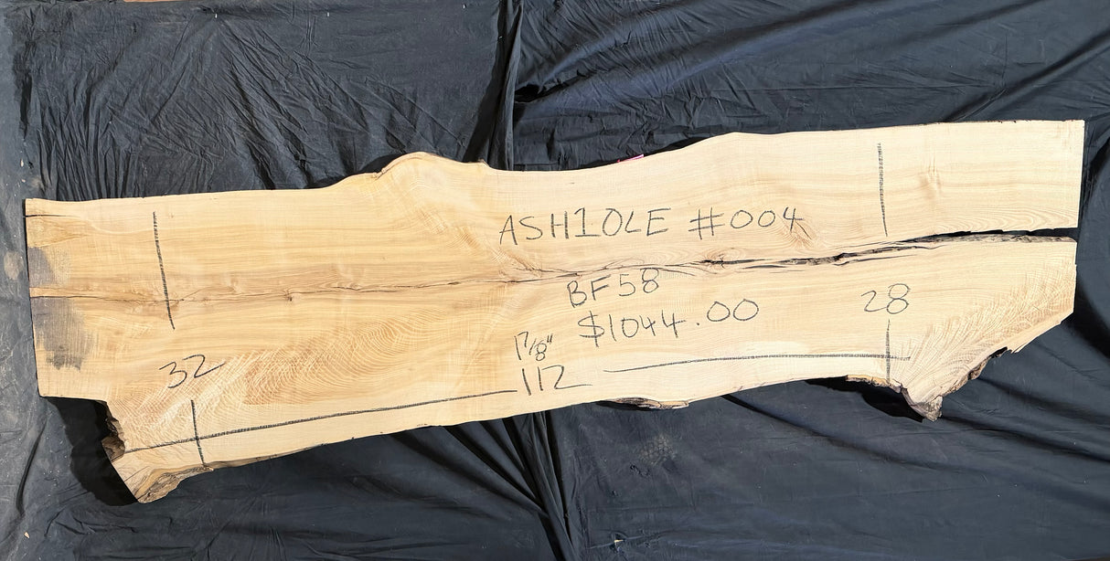 Ash 10/4 Live Edge #004