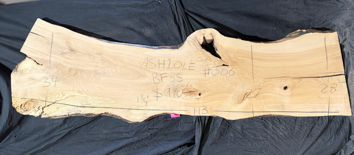 Ash 10/4 Live Edge #006