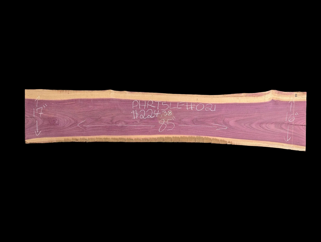 Purpleheart 5/4 Live Edge #021