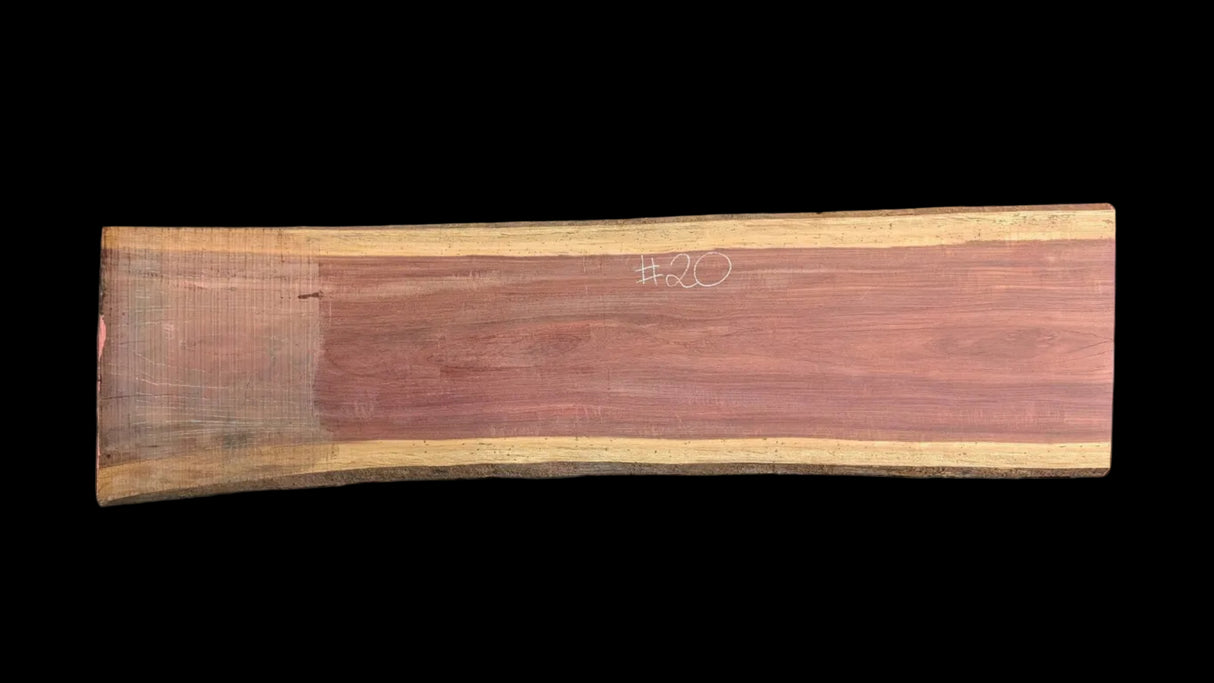 Purpleheart 5/4 Live Edge #020