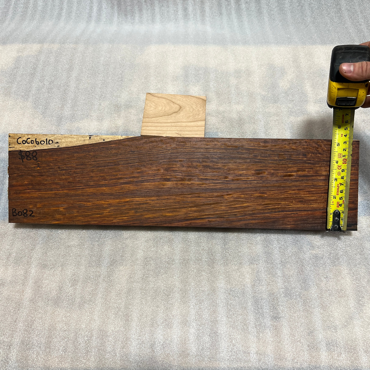 Cocobolo 19.5"x5.25"x1"