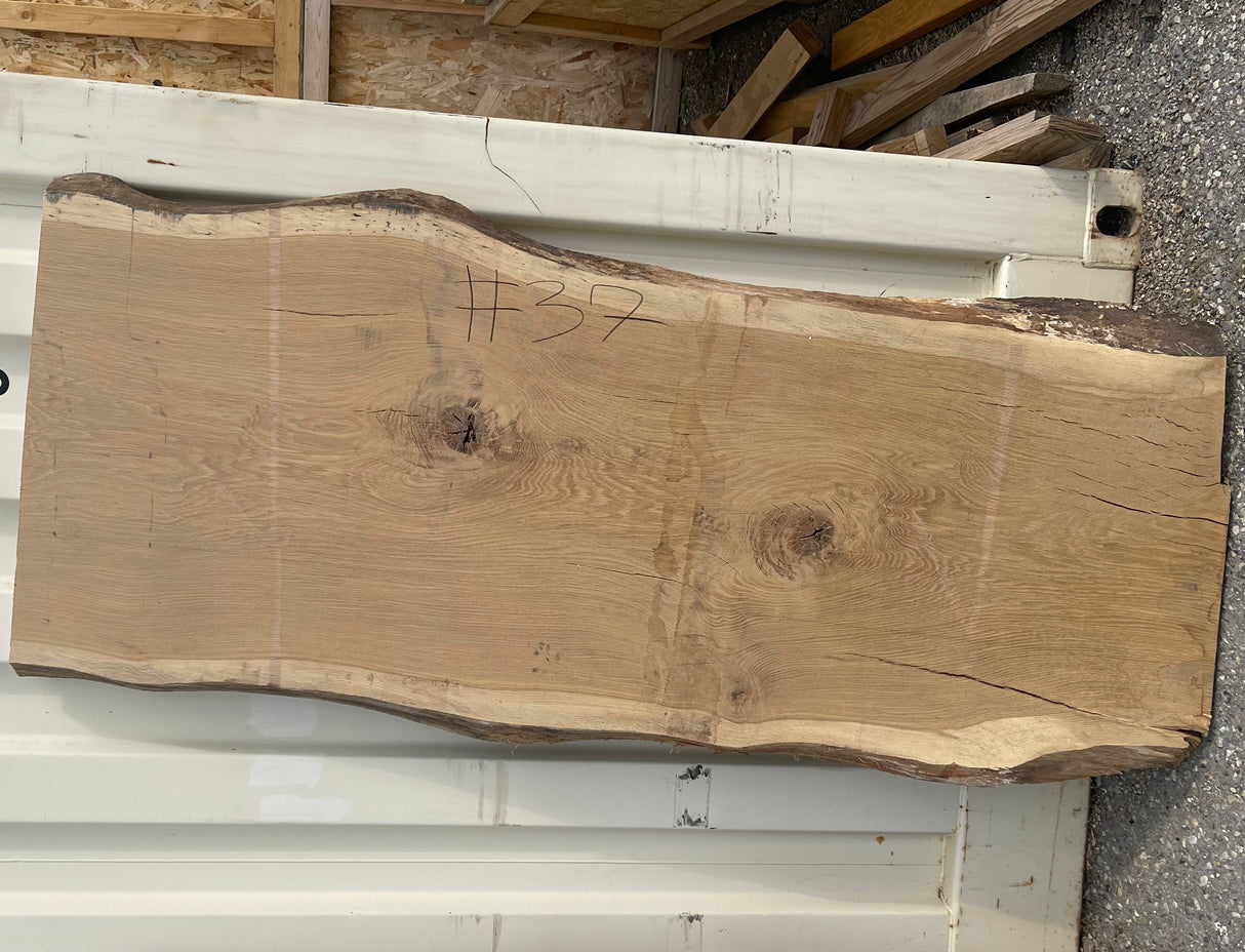 White Oak Live Edge #037