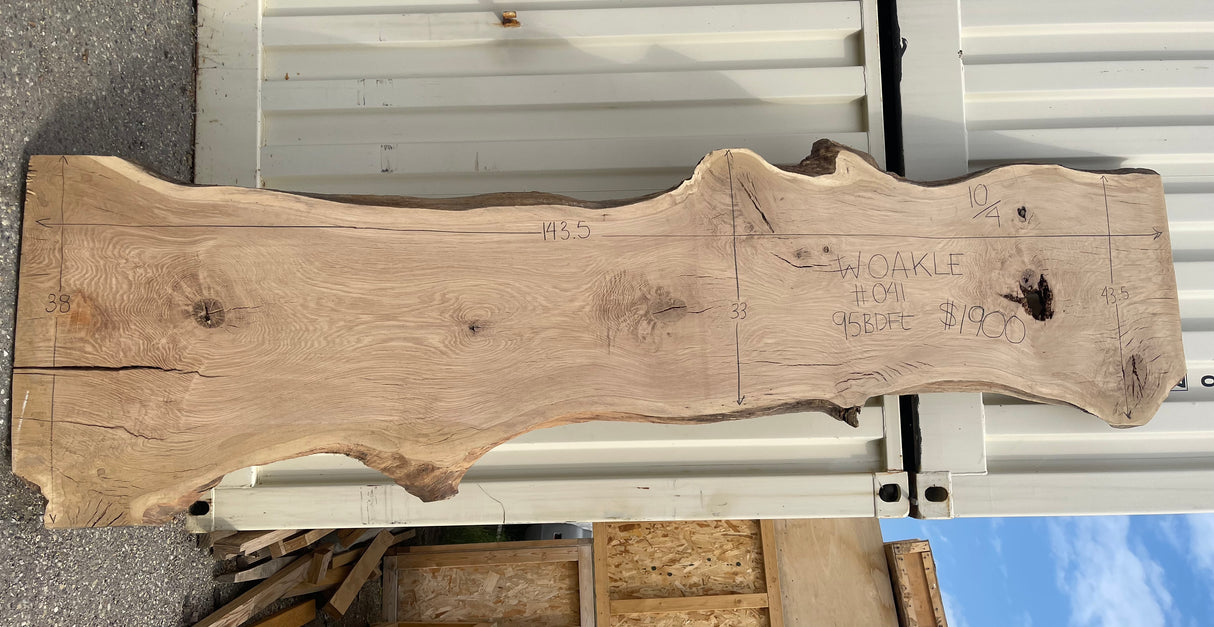 White Oak Live Edge #041