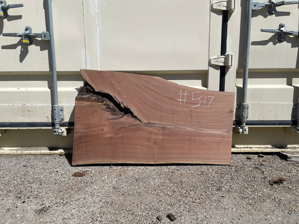 Black Walnut 10/4 Live Edge #547