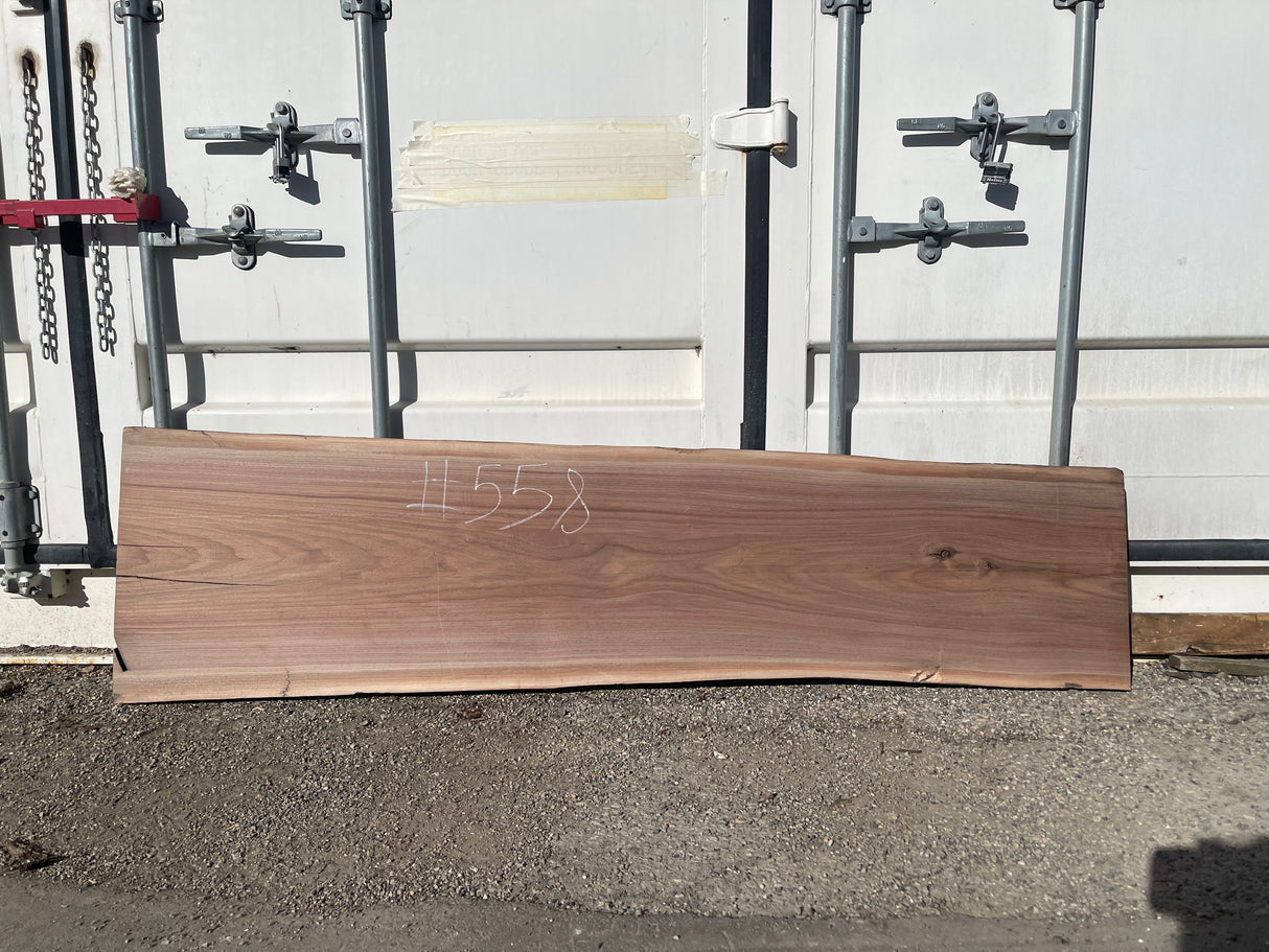 Black Walnut 10/4 Live Edge #558