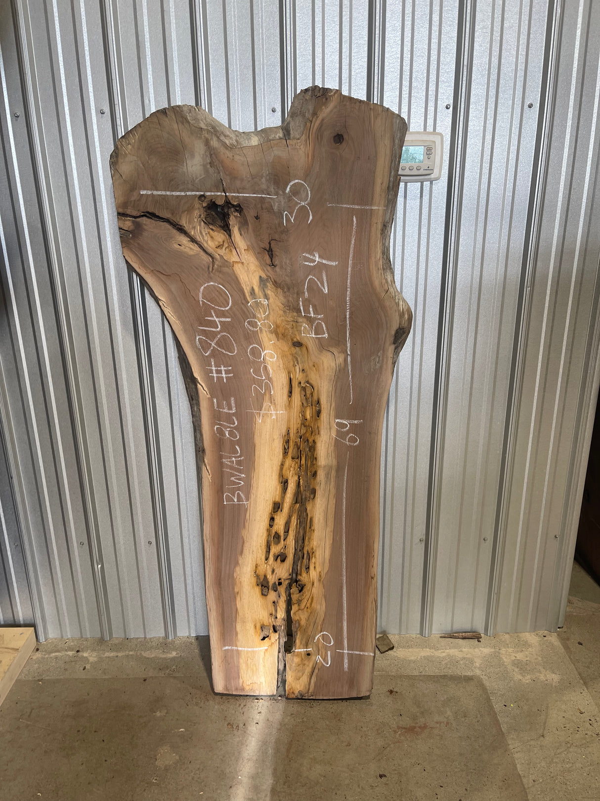 Black Walnut 8/4 Live Edge #840