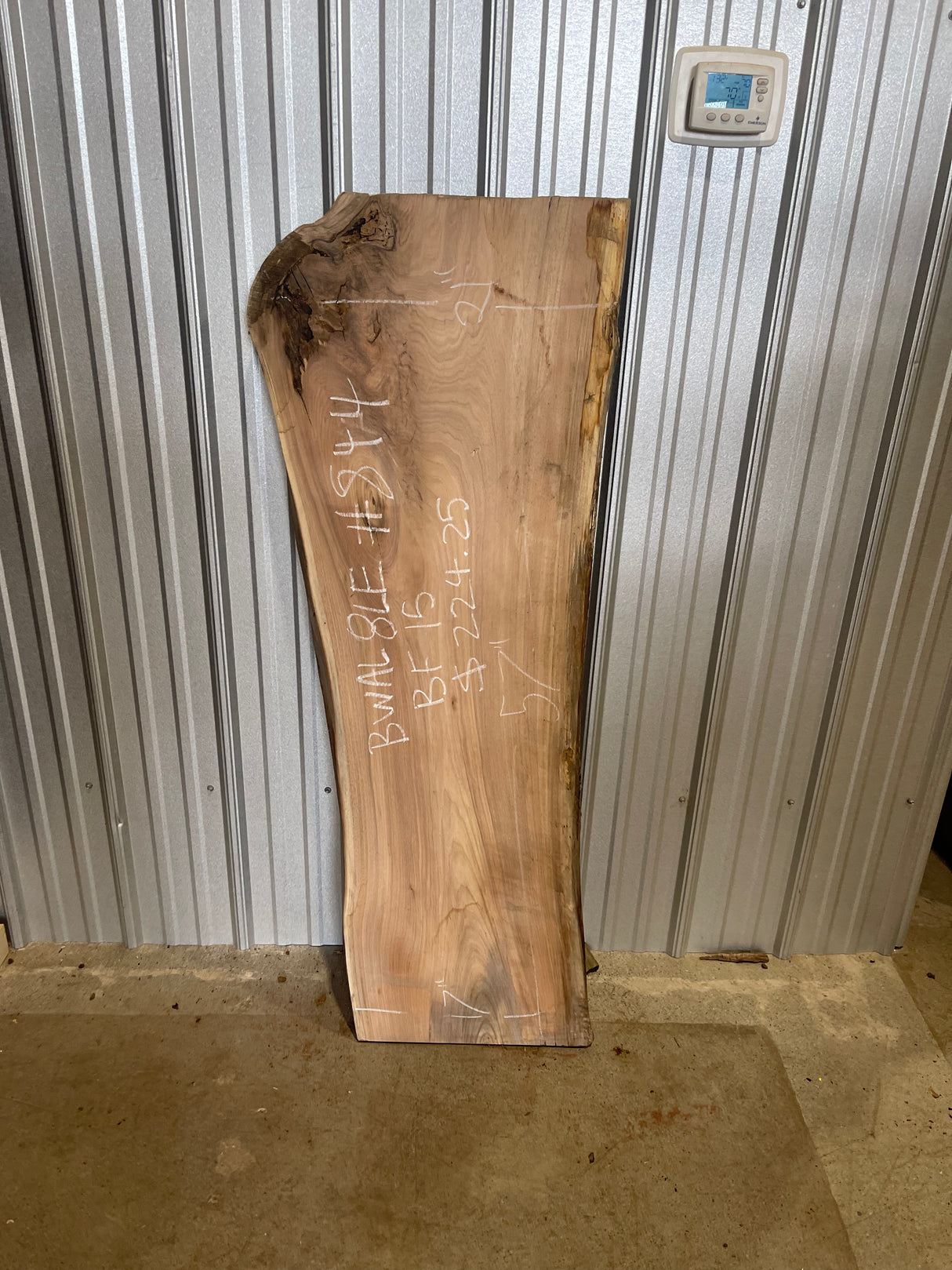 Black Walnut 8/4 Live Edge #844