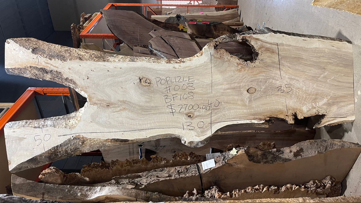 Poplar 12/4 Live Edge #008