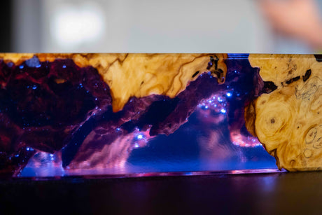 Buckeye & Tinted Black Resin Bar Top